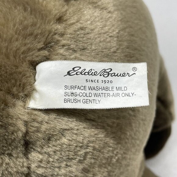 Vintage Eddie Bauer Deer Moose Plush 20” Christmas Winter Red Hat Scarf Antler - Picture 8 of 10